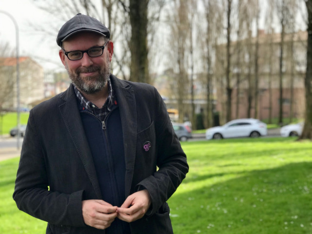 Archivo - Martiño Noriega, dirigente de Anova y exalcalde de Santiago.