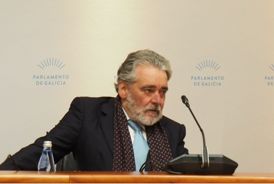 Josu00e9 Antonio Redondo Lu00f3pez conselleiro maior de Contas en el Parlamento de Galicia