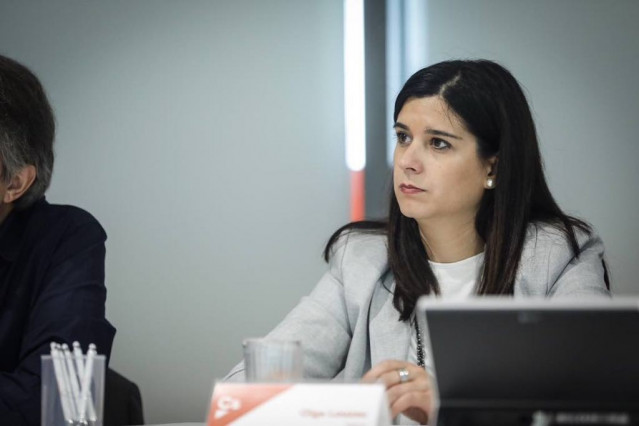 Archivo - La portavoz de Ciudadanos Galicia, Olga Louzao.