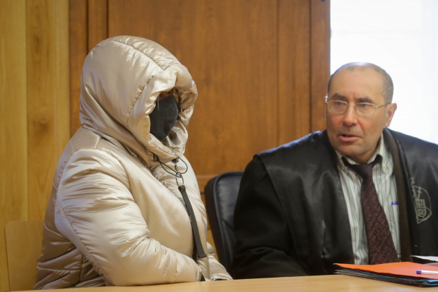 Ana Sandamil durante la primera sesión del juicio