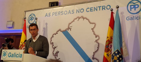 Feijóo quédase en Galicia