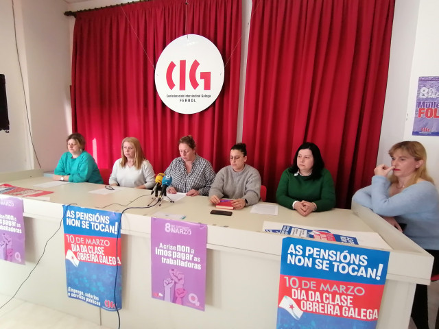 Rueda de prensa de las trabajadoras de las residencias.