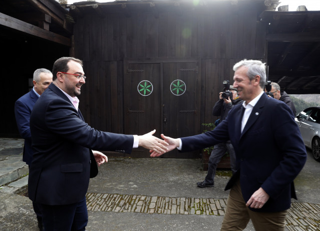Adrián Barbón e Alfonso Rueda.