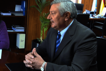 José Dafonte ex alcalde de Trazo por el PP que se presentará como independiente en las próximas elecciones en una imagen de archivo de la Xunta