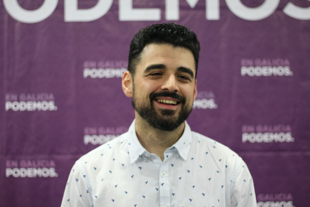 Archivo - El coordinador nacional de Podemos Galciia, Borja San Ramón