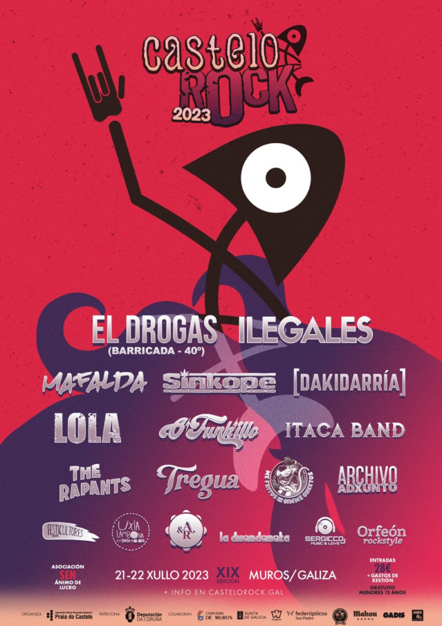 Cartel Castelo Rock 2023.