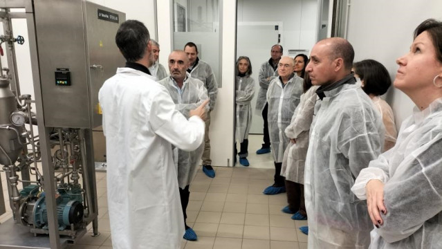 Visita Clúster Alimentario de Galicia al Campus Terra de la USC.