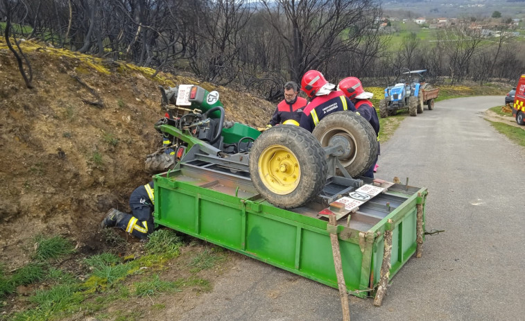 El tractor, fuente de vida pero también asesino silencioso en el campo gallego
