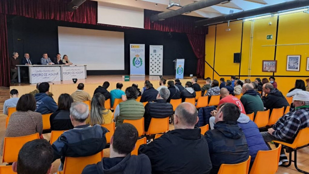 Charla de la UNED en el Centro Penitenciario de Pereiro de Aguiar, en Ourense.