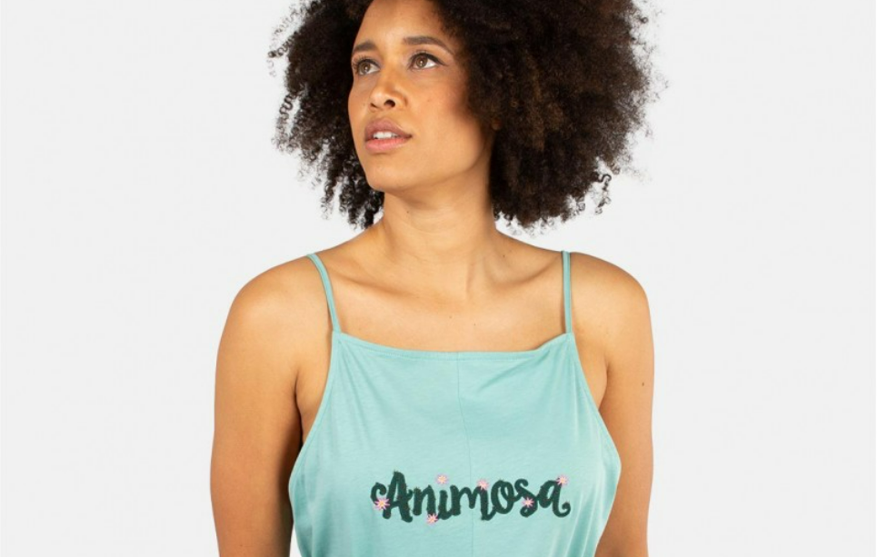 Modelo de la marca gallega animosa