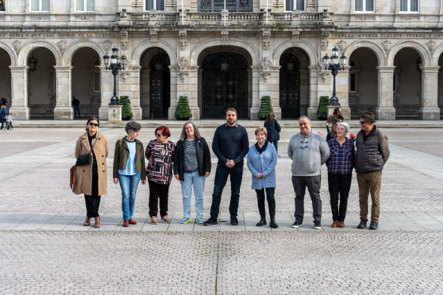 Miembros de la candidatura de la Marea Atlántica