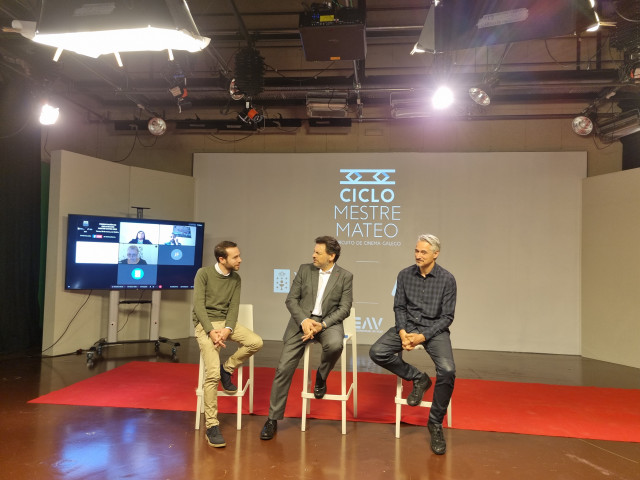 Presentación del ciclo de cine 'Mestre Mateo', para centros gallegos en el exterior.