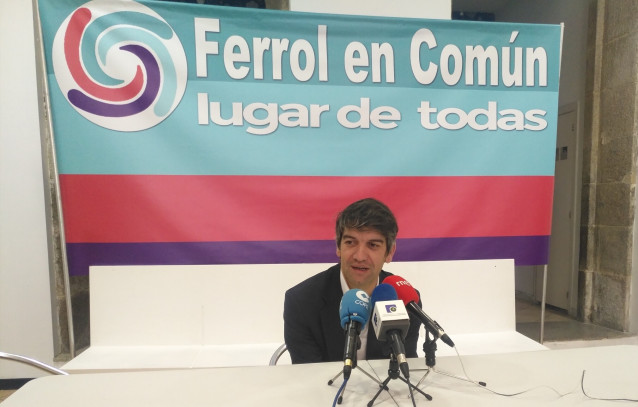 Archivo - El alcalde de Ferrol en funciones, Jorge Suarez (FeC).