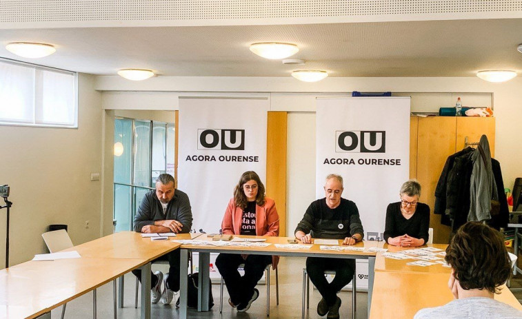 Seis fuerzas políticas de izquierdas se unen en Ourense bajo Agora Ourense para concurrir a los comicios del 28M