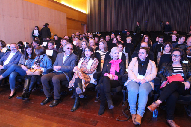 La conselleira de Promoción do Emprego e Igualdade, María Jesús Lorenzana, este lunes en Mondoñedo (Lugo).