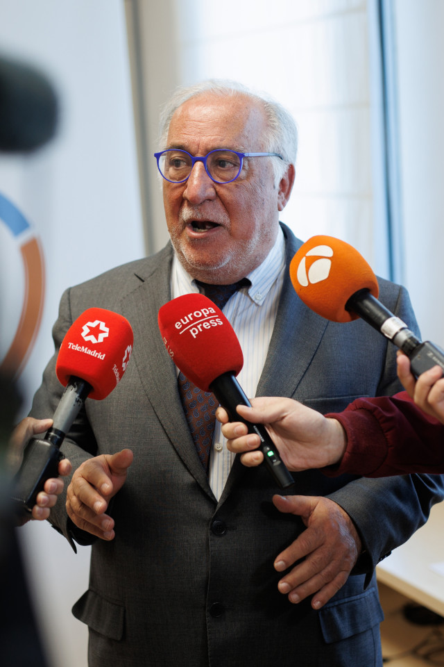 El director general de Tráfico, Pere Navarro, atiende a medios tras valorar los datos de siniestralidad vial del inicio de la Semana Santa 2023, a 4 de abril de 2023, en Madrid (España).