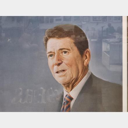 Muere el retratista de Ronald Reagan, el pintor gallego Isidro Alvariño