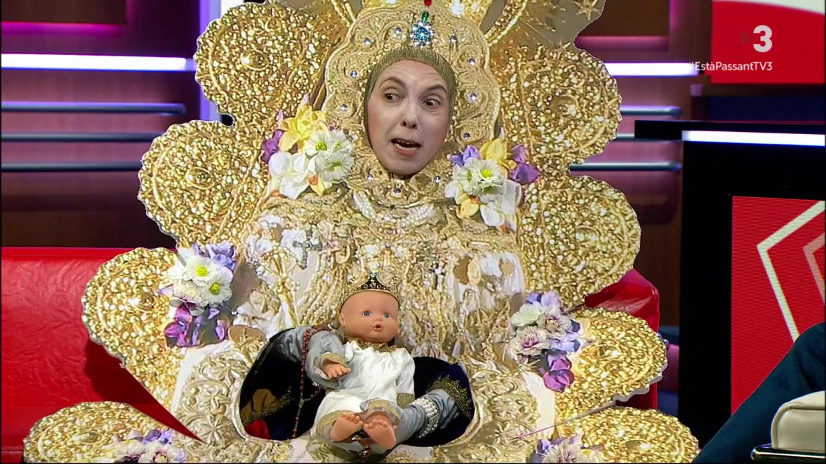 Parodia de la Virgen del Rocu00edo en TV3