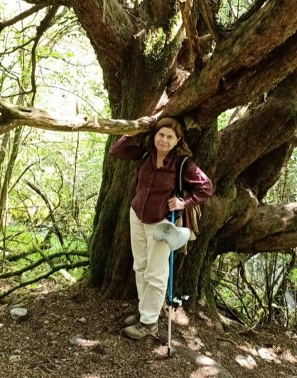 La maestra rural y activista ecologista Alicia López Pardo, Premio Osíxeno Individual 2022, que otorga la asociación ecologista Adega.