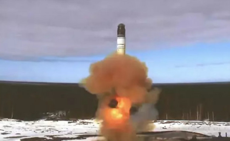 Rusia dispara un misil intercontinental de prueba en vísperas de la ofensiva de Ucrania