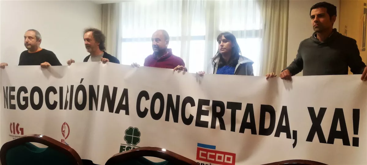 Una pasada protesta de los sindicatos de la educaciu00f3n concertada