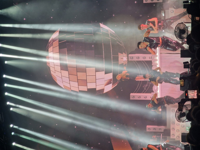 Ana Mena durante el concierto de este fin de semana en A Coruña.