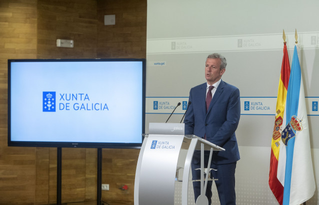 O presidente da Xunta, Alfonso Rueda, comparecerá para dar conta dos asuntos acordados na reunión do Consello da Xunta.