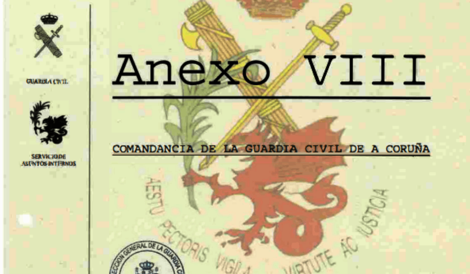 Portada del informe de Asuntos Internos al que tuvo acceso Galiciapress