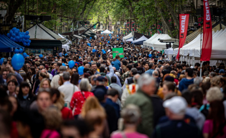 La Barcelona aglutinadora de “políticos” brilló este Sant Jordi