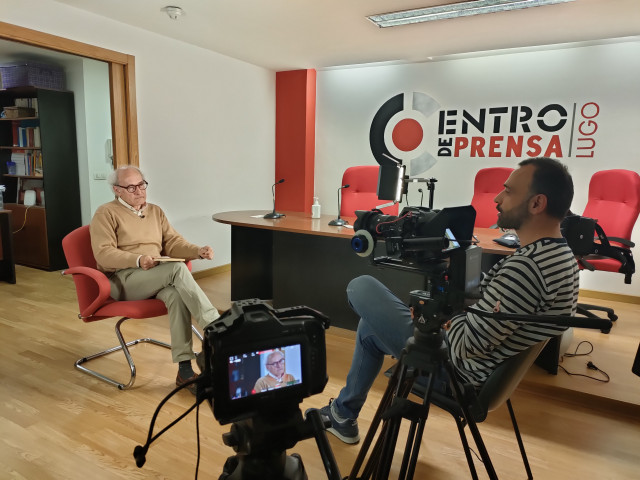 Rodaje de 'Xove, Democracia Nuclear'.