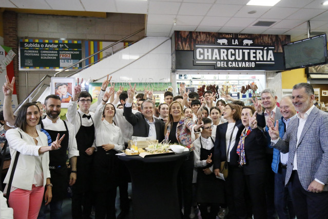 Carmela Silva pone en valor los productos de las Rías Baixas en el cierre del programa 'Degusta Europa'.