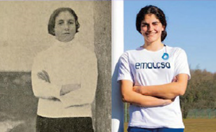 Alex Centeno presenta en El Corte Inglés 'Las diez mil hijas de Irene', una historia de cien años del fútbol femenino en Galicia