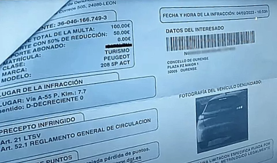 Otra multa en Vigoa  al coche oficial que conduce habitualmente Ju00e1come