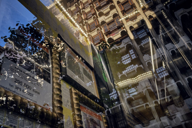 Un bloque de edificios en Ourense