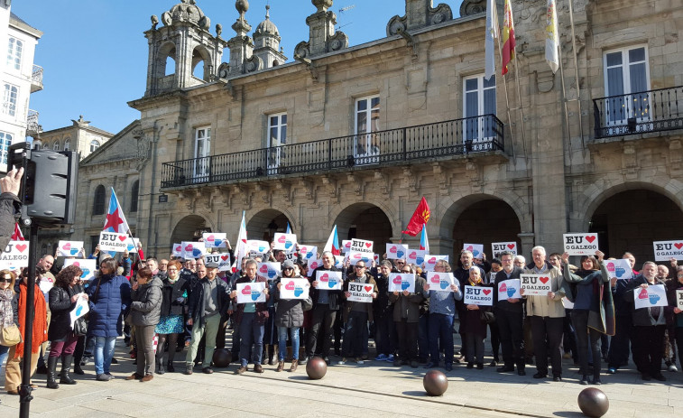 ​Queremos Galego protesta contra a 