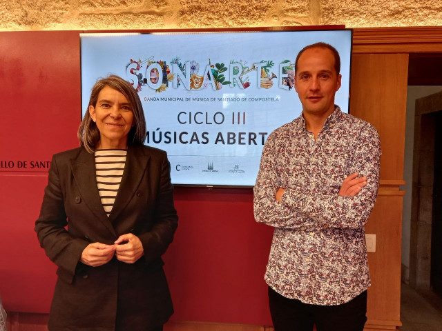 Mercedes Rosón y  David Fiuza presentan el tercer ciclo de 'SonArte'.