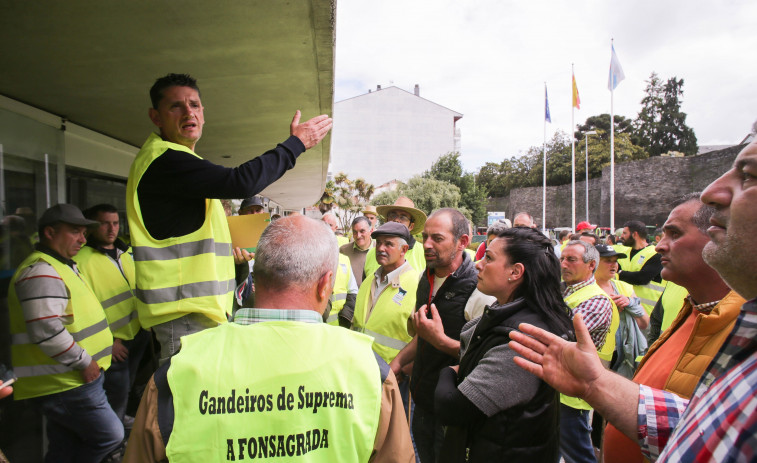 La Asociación de Gandeiros Galegos da Suprema pone fin a sus tractoradas tras un acuerdo con la Xunta