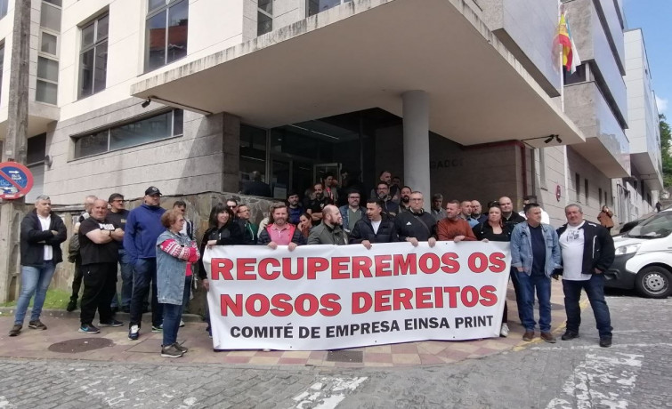 Einsa Print As Pontes pretende cesar su actividad de artes gráficas y despedir a casi 100 trabajadores