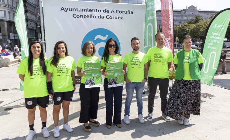 Todo a punto en A Coruña para la 'X Andaina Solidaria' contra el cáncer