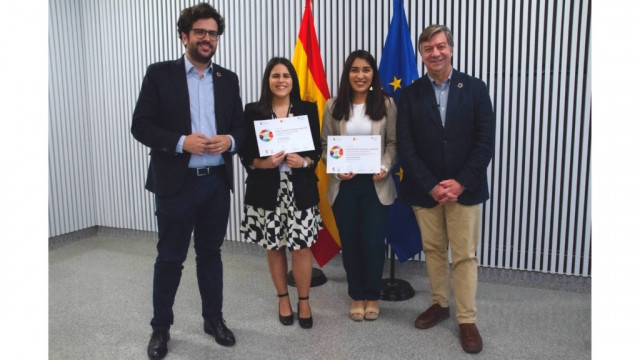 Entregados los IV Premios «Universidad, Conocimiento y Agenda 2030» a Ana María Aido y Katherine Quispe