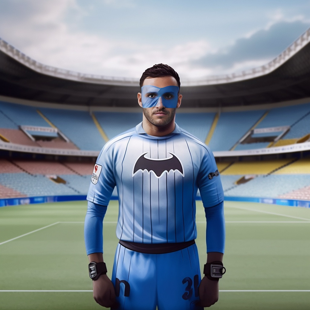 Lucas Pu00e9rez convertido en Batman por la inteligencia artificial Rosal.ia