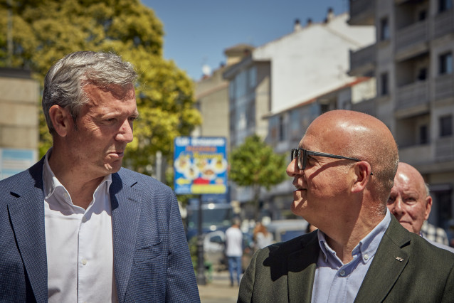 Baltar y Rueda, durante la campaña electoral.