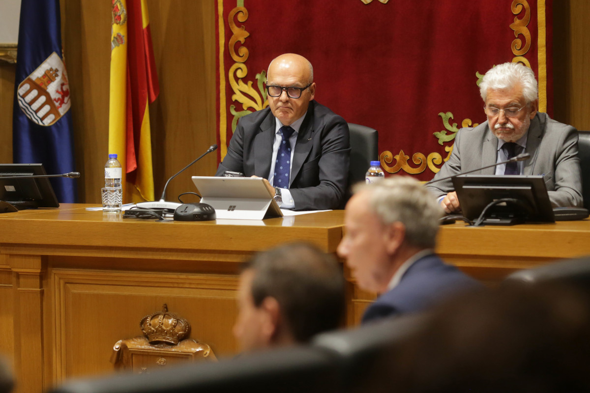 Baltar en el pleno de la Diputación.