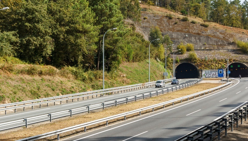 Túnel de Candeán, en la AP-9