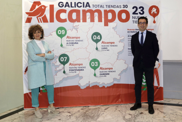Presentación de la nueva apertura de establecimientos de Alcampo en Galicia