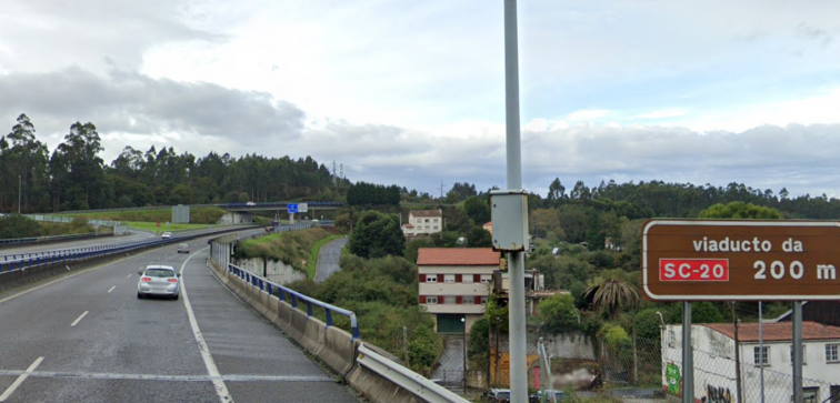 La renovación del firme en el enlace de Santiago sur de la autovía AG-56 provocará cortes de tráfico a partir del lunes