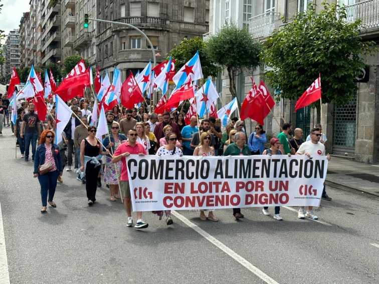 Movilización sindical ante el nulo avance en la negociación del convenio para el comercio de A Coruña