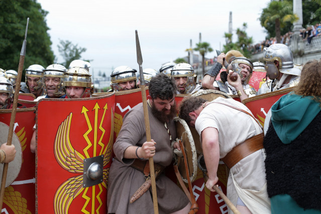 Archivo - Último día de la festividad de Arde Lucus 2022.