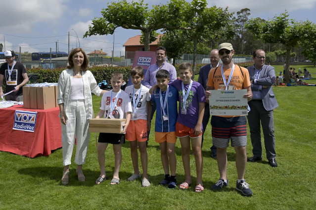 Archivo - La conselleira de Medio Ambiente, Territorio e Vivenda, Ángeles Vázquez, en la entrega de premios Ecovoz 2023 en Cerceda (A Coruña).