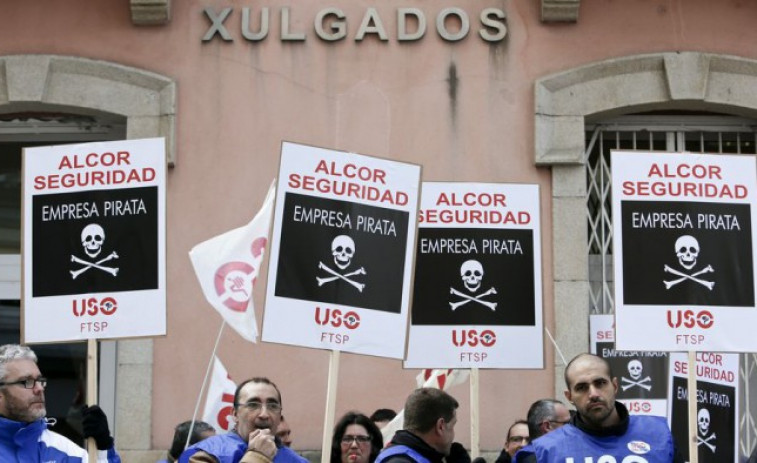 Movilización de vigilantes de seguridad contra la 